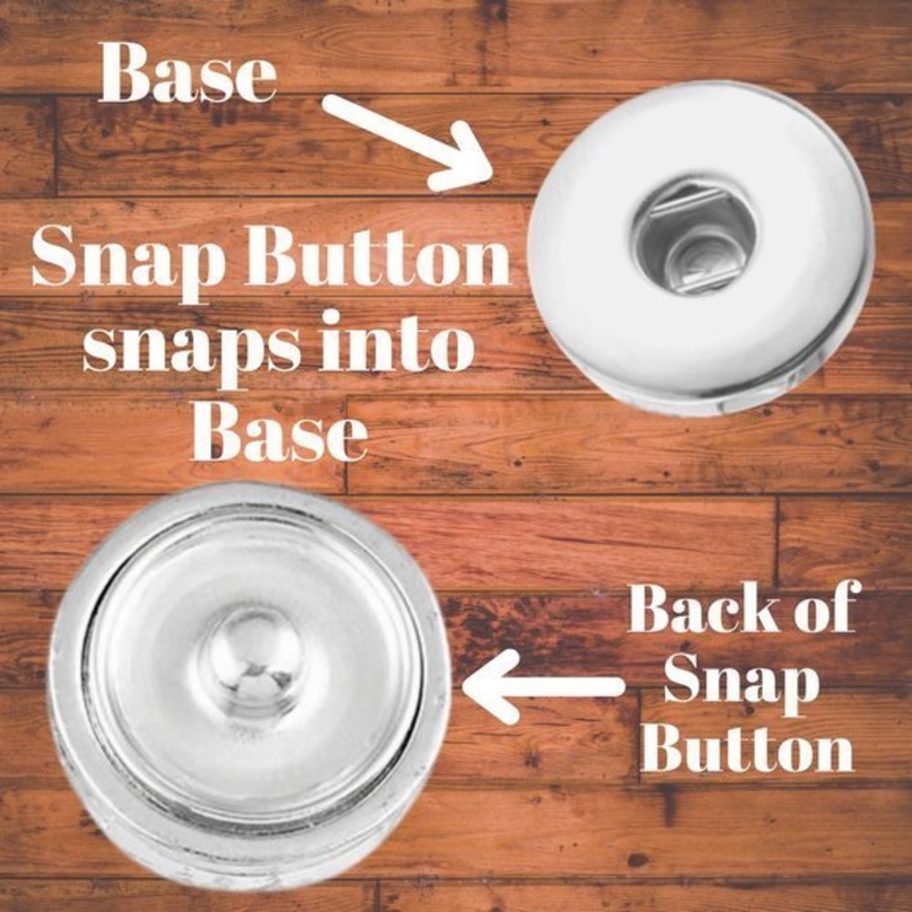 White Snap Button Popsocket - Picture 6 of 6
